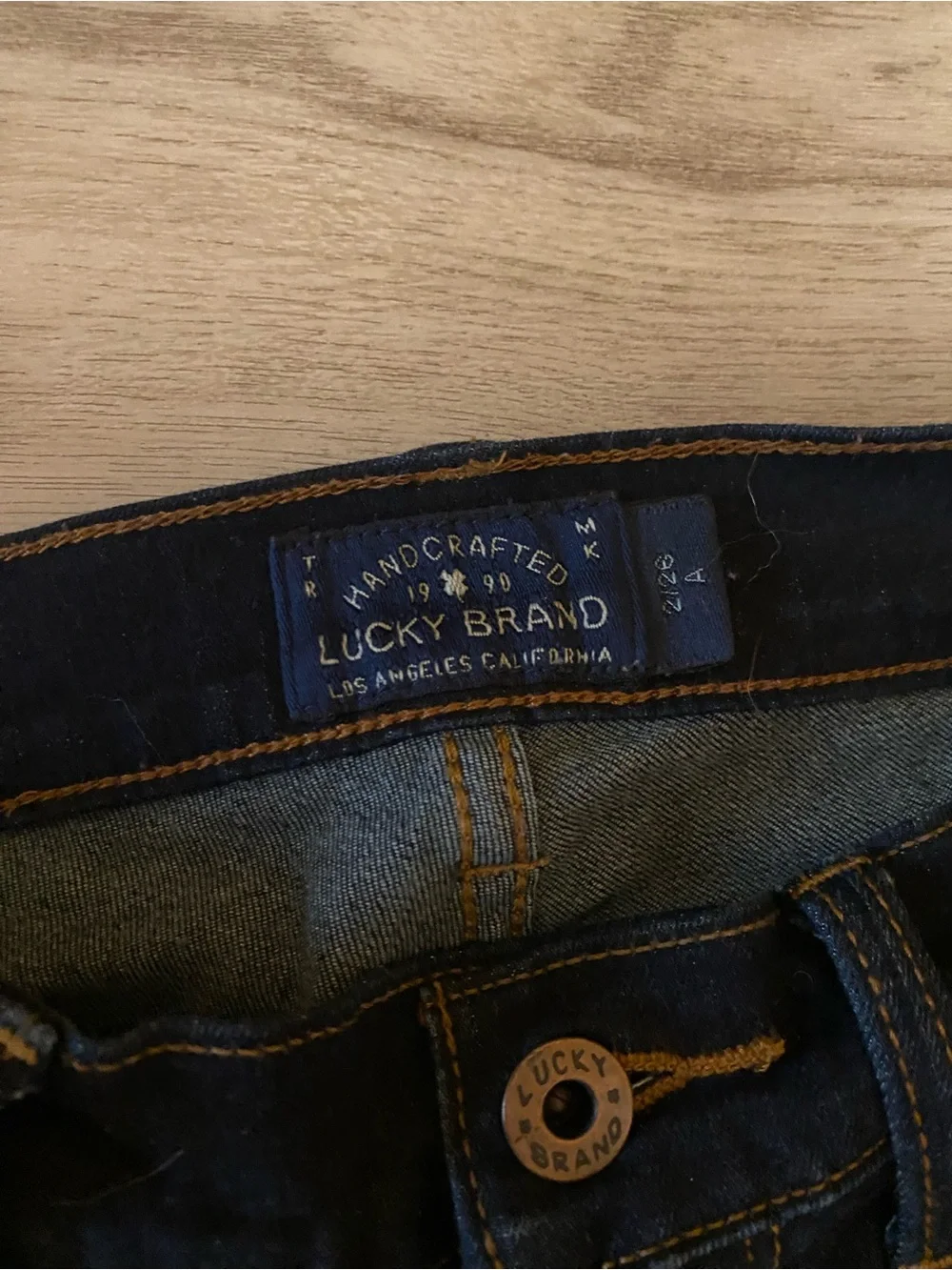 Lucky Brand Charlie Skinny Dark Blue Jeans